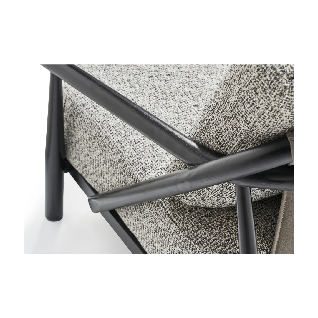 Genoa Arm Chair - Grey - Image 6